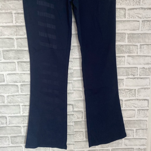 Bebop navy blue khaki wide leg work /uniform pant - Picture 4 of 16